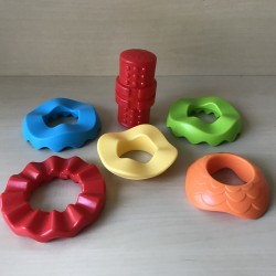 Regenboog puzzelbal