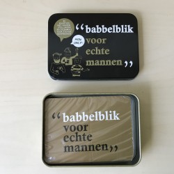 Babbelblik voor echte mannen. Nieuw