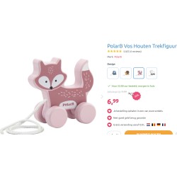 Houten vosje : trekspeelgoed.