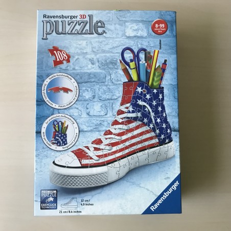 3D Puzzel  Sneaker. 108 stukjes