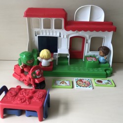 Fisher Price : Pizzeria en 3 figuren.