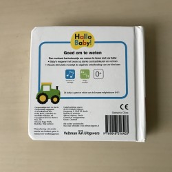 Contrast kartonboekje: Onderweg. Hallo baby
