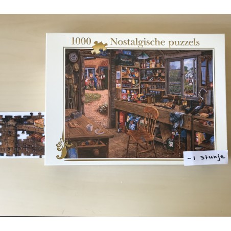 -1 stukje Dad’s Shed : 1000 stukjes