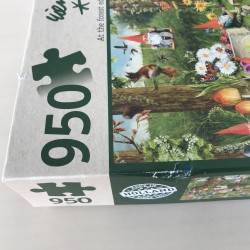 -1 stukje: David de Kabouter. Met de kabouters bij de bosrand . 950 stukjes.