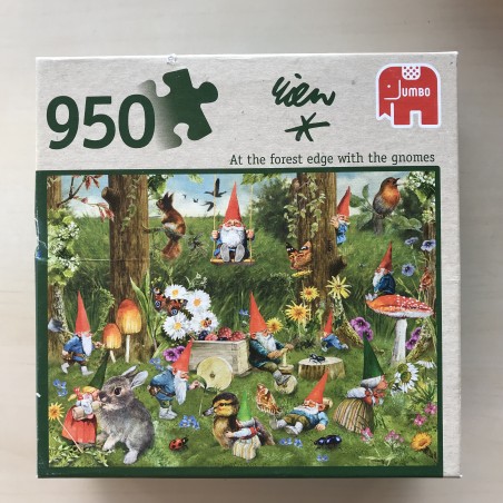 -1 stukje: David de Kabouter. Met de kabouters bij de bosrand . 950 stukjes.