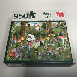 -1 stukje: David de Kabouter. Met de kabouters bij de bosrand . 950 stukjes.