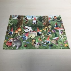 -1 stukje: David de Kabouter. Met de kabouters bij de bosrand . 950 stukjes.