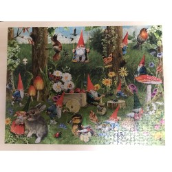 -1 stukje: David de Kabouter. Met de kabouters bij de bosrand . 950 stukjes.