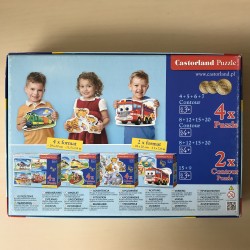 Baby puzzel : 4 puzzels. Extra grote stukken.