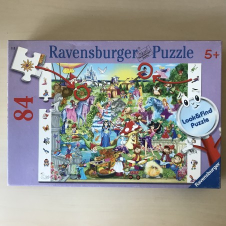 Zoekpuzzel : Look & Find Puzzle. Dromenland. 84 stukjes.