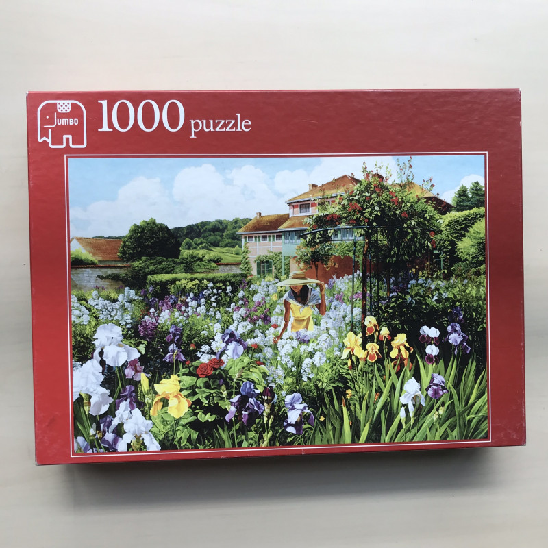 Bloemenfantasie.1000 stukjes