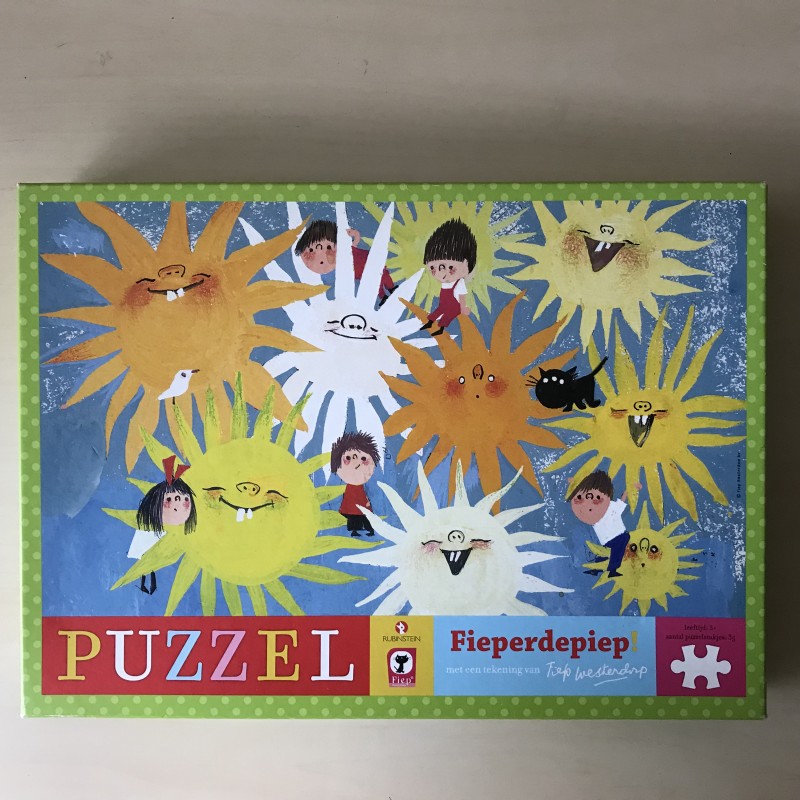 Fieperdepiep puzzel :  35 stukjes