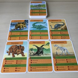 Quiz kaarten dinosauriërs