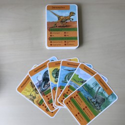 Quiz kaarten dinosauriërs