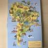 Flapjesboek. Ontdek de wereld. Atlas voor kinderen. -wereldkaart