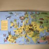 Flapjesboek. Ontdek de wereld. Atlas voor kinderen. -wereldkaart
