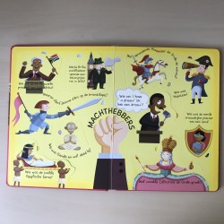 Mijn vragen- en antwoordenboek : beroemdheden uit de geschiedenis. Flapjesboek