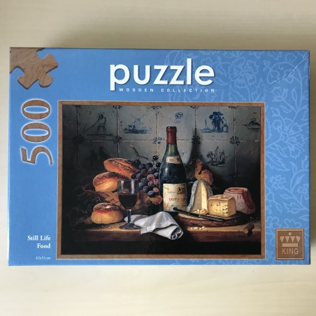 Wooden collection : Still Life Food. 500 stukjes