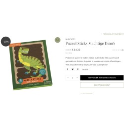 Puzzel sticks : Machtige Dino’s