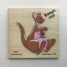 Puzzelplankje Knopjespuzzel : Kanga roo