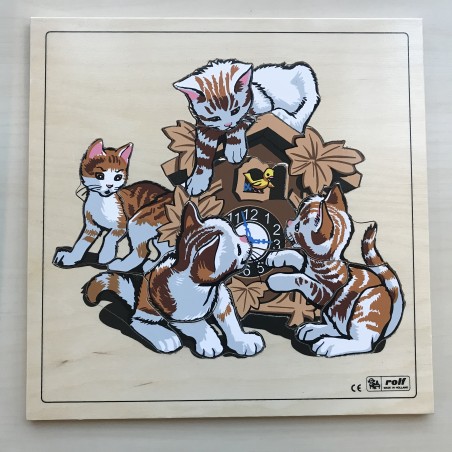 Puzzelplankje Knopjespuzzel : Rolf poezen