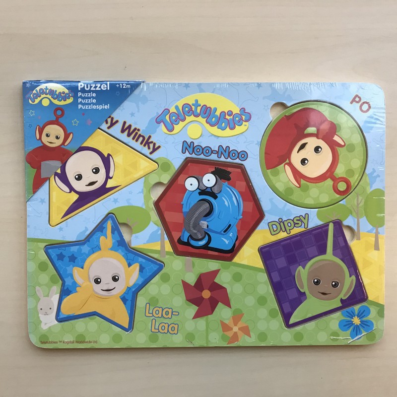 Puzzelplankje Knopjespuzzel : Nieuw. Teletubbies.