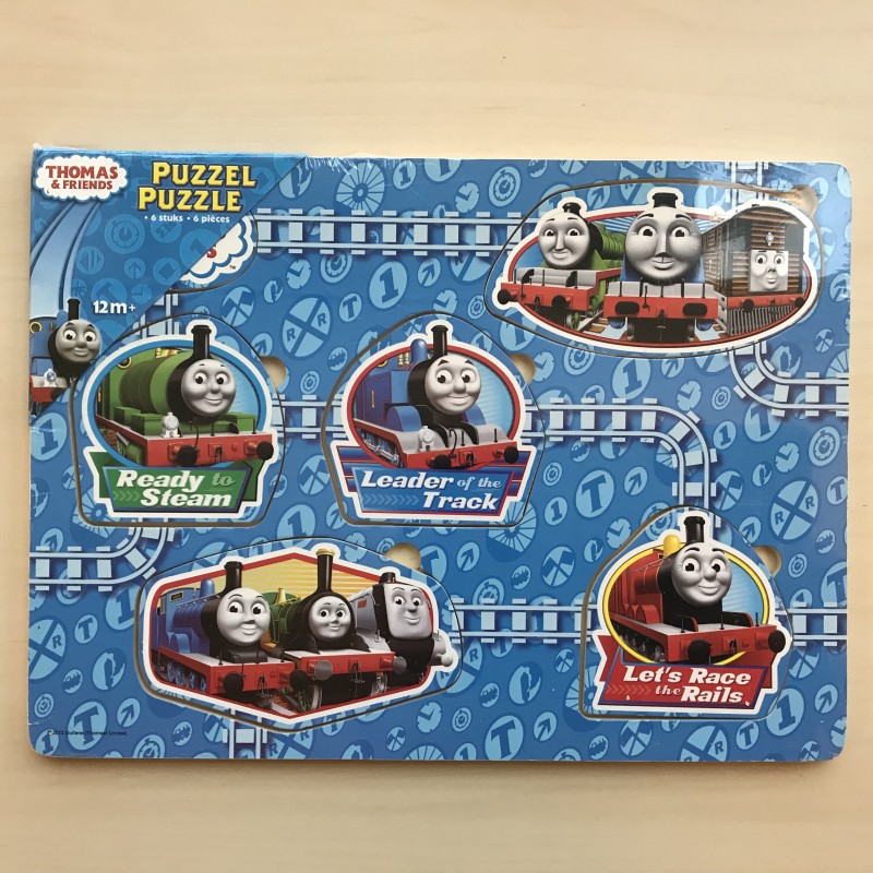 Puzzelplankje Knopjespuzzel : Nieuw. Thomas de trein.