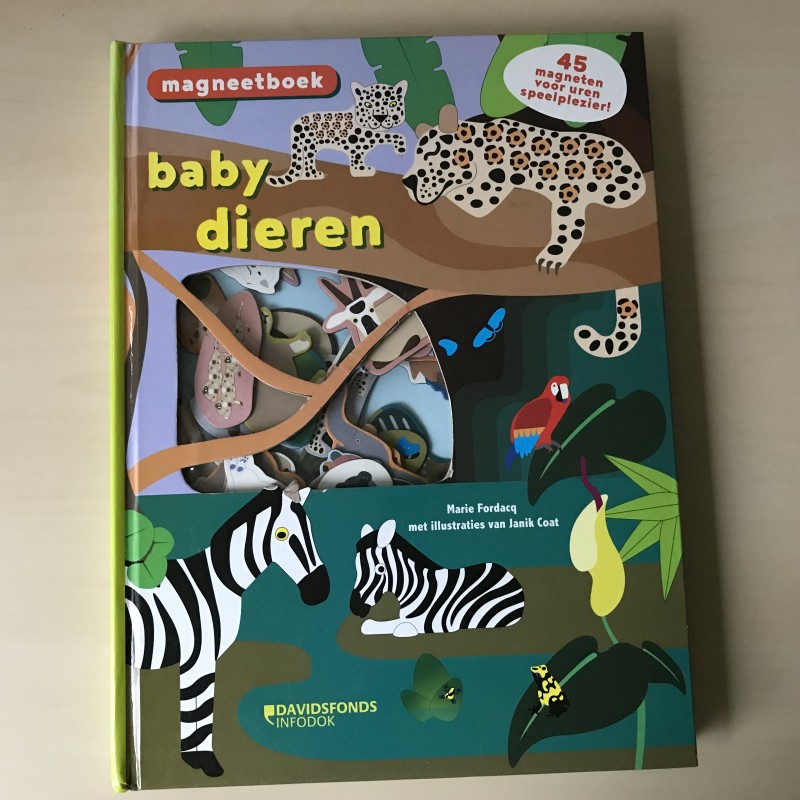 Magneetboek: baby dieren.