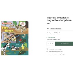 Magneetboek: baby dieren.
