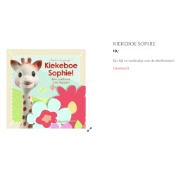 Kiekeboe Sophie! voelboek met flappen