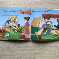 Het leven op de boerderij : De boerin op de markt