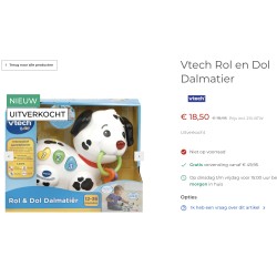 Vtech : Hond. Rol&dol dalmatiër.