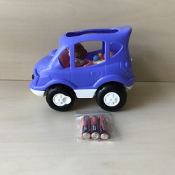 Fisher Price : Little People. Auto met moeder en baby. Met geluid.