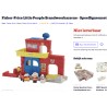 Fisher Price : Little People. Brandweergarage.