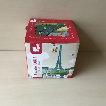 Janod : Puzzel Parijs 3 x 66 stukjes