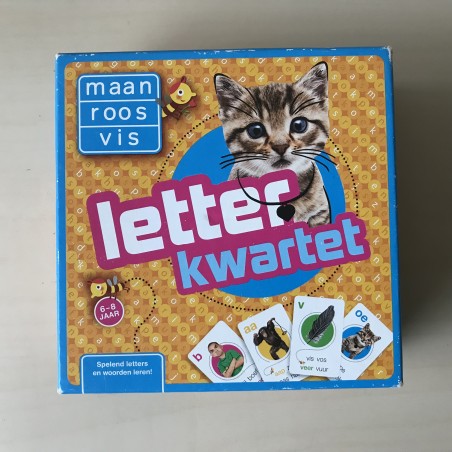Maan roos vis : Letterkwartet