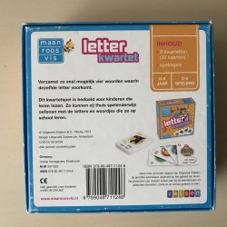 Maan roos vis : Letterkwartet
