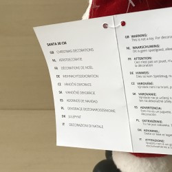 Kerstman, 30 cm. groot.