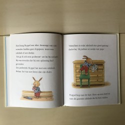 Kleine Huppel kan al zonder fopspeen