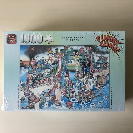Funny comic : Nieuw. Steam train Pirates 1000 stukjes.