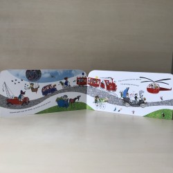 De feestelijke Fiep-bus (zonder wielen)
