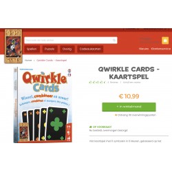 999 Games :  Ongebruikt. Qwirkle Cards.