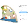 Hape: grote houten ballenbaan. Zie laatste regel.