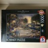 Thomas Kinkade:  Nieuw.  Amsterdam Café. 1000 stukjes