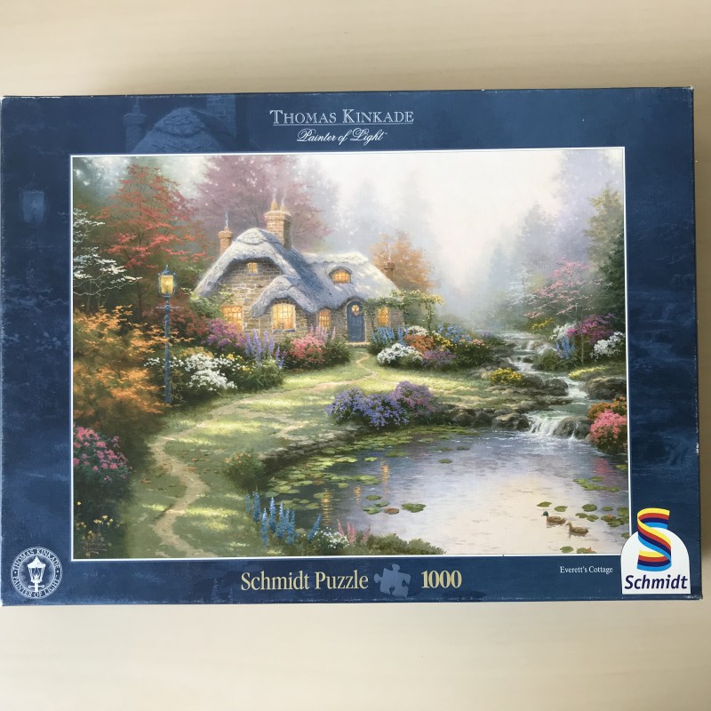 Thomas Kinkade : Everett’s Cottage. 1000 stukjes