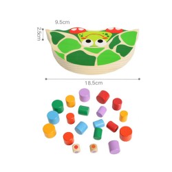 Balans spel / Evenwichtspel : houten schildpad ( zonder doos)