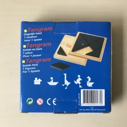 Tangram : 7 houten blokken