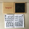 Tangram : 7 houten blokken