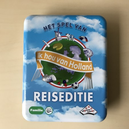 Het spel van Ik hou van Holland : Reisspel / Reisversie in blik.