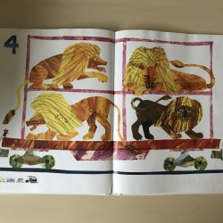 Eric Carle: 1,2,3 Ik tel de dieren en zie. Boek niet zo strak